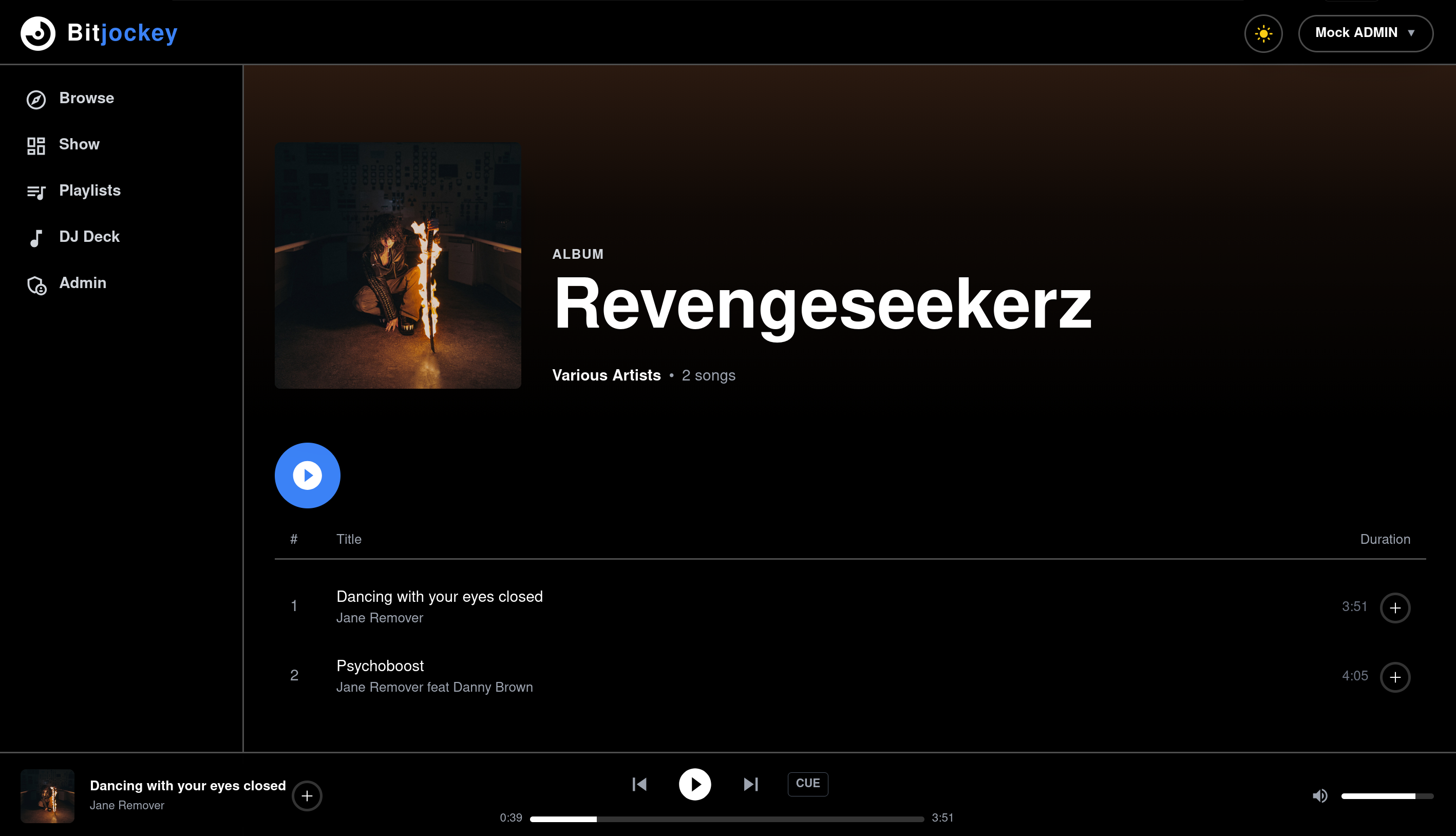 Bitjockey Albums screenshot