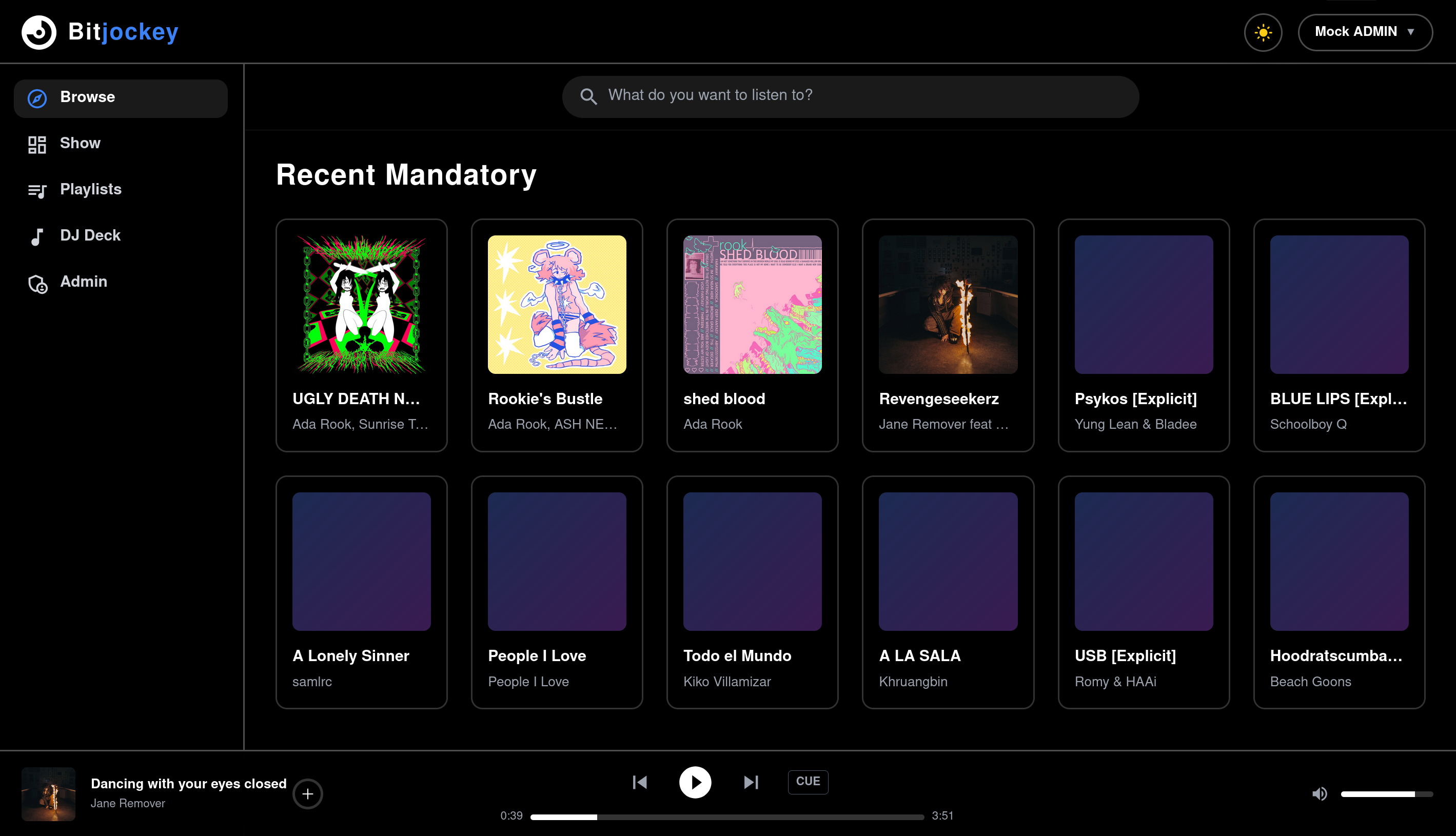 Bitjockey Browse screenshot